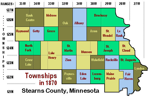 Stearns Townships 8820